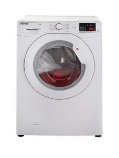 Hoover Link One Touch Hla1492D3 9Kg Load, 1400 Spin Washing Machine - White